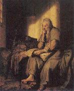 Rembrandt Peale St Paul in Prison USA oil painting artist